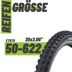 Schwalbe Reifen Marathon 365 Schwarz Reflex 28 x 2.00 (50-622)" Drahtreifen Modell 2026