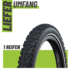 Schwalbe Reifen Smart Sam Cargo Schwarz Reflex 24 x 2.35 (60-507)" Drahtreifen Modell 2026