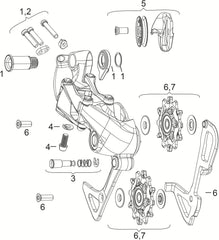 SRAM Schaltwerk GX1 11-fach