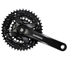 Shimano Kurbelgarnitur FC-TY501 175 mm Vierkant 6/7/8-fach schwarz