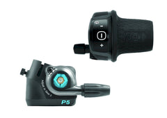 SunRace Drehgriffschalter DLM400 5-fach für Sram S5