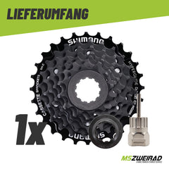 Shimano Kassette CS-HG200 12-28 | 12-32 Zähne 7-fach mit Werkstatttool