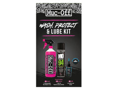 Muc-Off Reinigungs-, Schutz- und Schmiermittel Kit (Wet Lube Version)