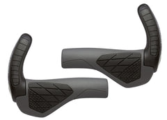 Ergon Lenkergriffe GS3 mit Bar Ends Schwarz/Grau (Paar)