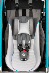 Qeridoo Babyschale (Dunkelgrau) bis 12 kg für Qeridoo Kinderanhänger