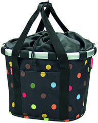 REISENTHEL Bikebasket Dots Lenkerkorb Schwarz Klickfix