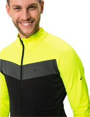 Vaude Herren Trickot Jacke langarm Posta LS Tricot neon yellow