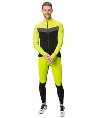 Vaude Herren Trickot Jacke langarm Posta LS Tricot neon yellow