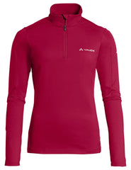 Vaude Damen Fleecepullover Livigno Halfzip II crimson red
