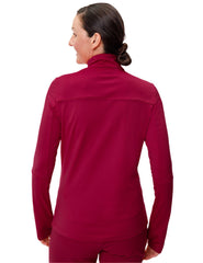 Vaude Damen Fleecepullover Livigno Halfzip II crimson red
