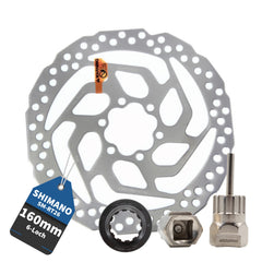 Shimano Bremsscheibe SM-RT26 160 / 180mm 6-Loch Modell 2022 mit Werkstatttool