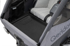 Qeridoo Schutzwanne Fahrradanhänger Zweisitzer Dirt mat schwarz