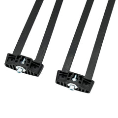 MSZweirad Ringschloss Flexmount Universal Adapter Befestigungsset Montagestreifen schwarz