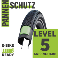 2x Schwalbe Reifen Green Marathon 28x1,40 Zoll (37-622) Schwarz-Reflex Schlauch wählbar + Reifenheber