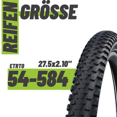 Schwalbe Reifen Marathon Plus MTB Schwarz Reflex 27.5 x 2.10 (54-584)" Drahtreifen Modell 2026