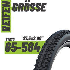Schwalbe Reifen Advancer Hybrid Schwarz Reflex 27.5 x 2.60 (65-584)" Drahtreifen Modell 2026