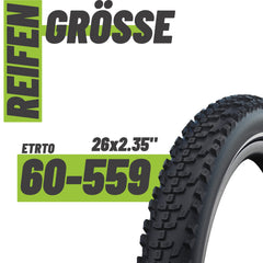 Schwalbe Reifen Smart Sam Cargo Schwarz Reflex 26 x 2.35 (60-559)" Drahtreifen Modell 2026