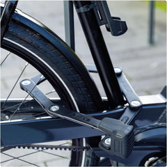 ABUS Faltschloss Bordo Granit 6500K/120 BK SH schwarz | Durchmesser: 5,5 mm | Länge: 1200 mm