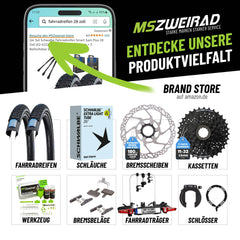 Schwalbe Schlauch DV17 40mm (28") 28/47-622/635 Modell 2026 mit Reifenheber
