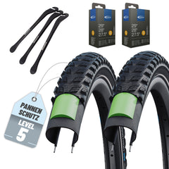 2er Set Schwalbe Reifen Marathon 365 Schwarz Reflex 28 x 2.00 (50-622)" Drahtreifen Modell 2026 + Reifenheber