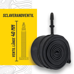 BikePeak 2x Fahrradschlauch Monty Shasta Trekking 28 Zoll mit Sclaverand/Presta Ventil 40mm