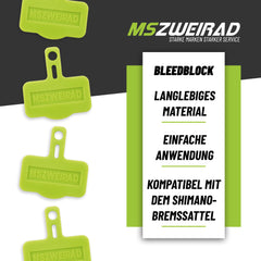 MSZweirad Bleedblock Scheibenbremse Abstandshalter