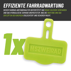 MSZweirad Bleedblock Scheibenbremse Abstandshalter