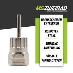 MSZweirad Zahnkranzabzieher Kassetten Verschlussring-Werkzeug Shimano Hyperglide