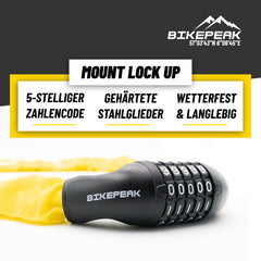 BikePeak Mount Lockup Fahrradschloss Zahlenschloss