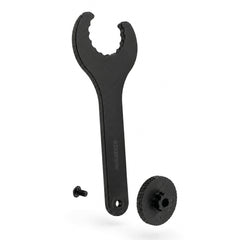 BikePeak 2-in-1 Innenlagerschlüssel & Kurbelkappen-Werkzeug, Stahl 210 mm