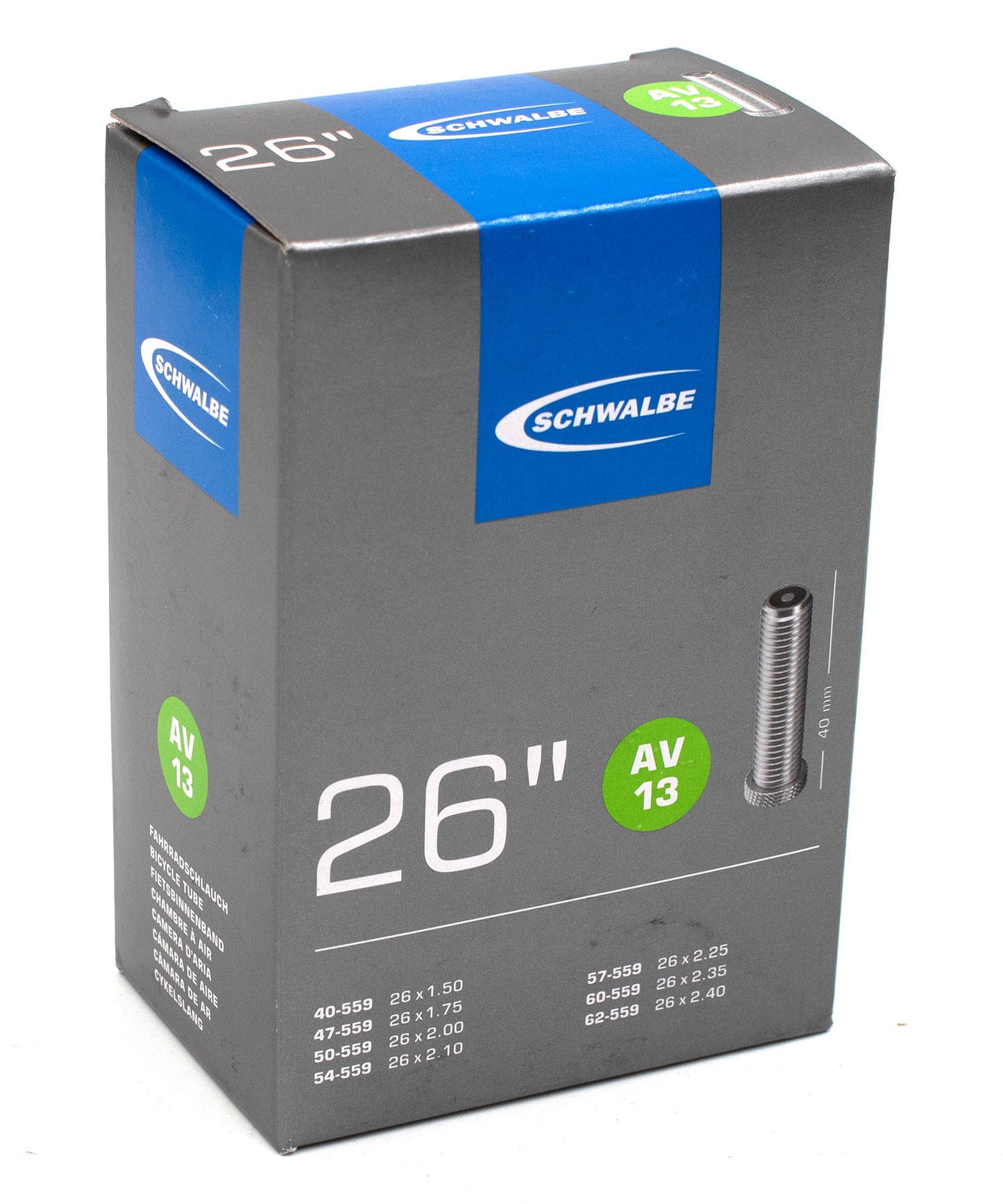 Schwalbe Schlauch AV 13 40 mm für 26" (40/62-559)
