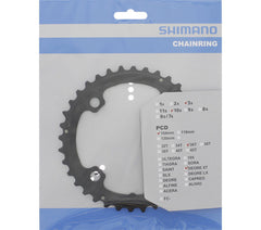 Shimano Kettenblatt DEORE XT Trekking FC-T780/FC-T781