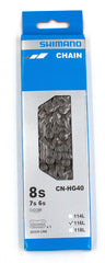 Shimano Kette CN-HG40 116 Glieder 6/7/8-fach mit Quick-Link