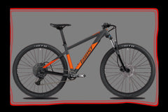 GHOST NIRVANA TOUR SF Unisex metallic black/metallic bright orange - glossy