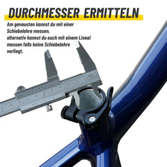 BikePeak Federsattelstütze Ø wählbar 350mm schwarz inkl. 4 Wechselfedern