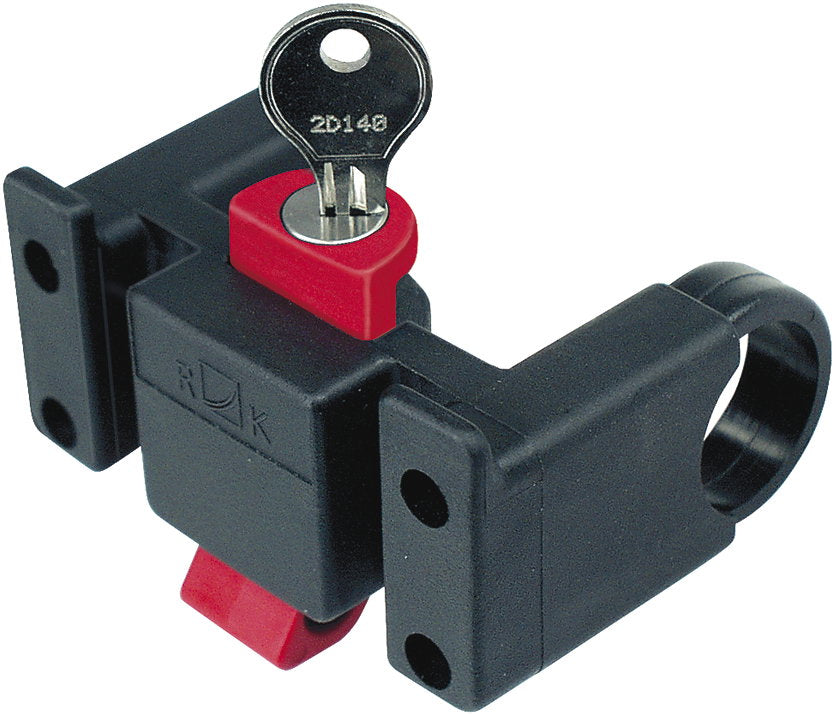 KLICKfix Lenkeradapter mit Schloss schwarz – Ø 22-26 mm