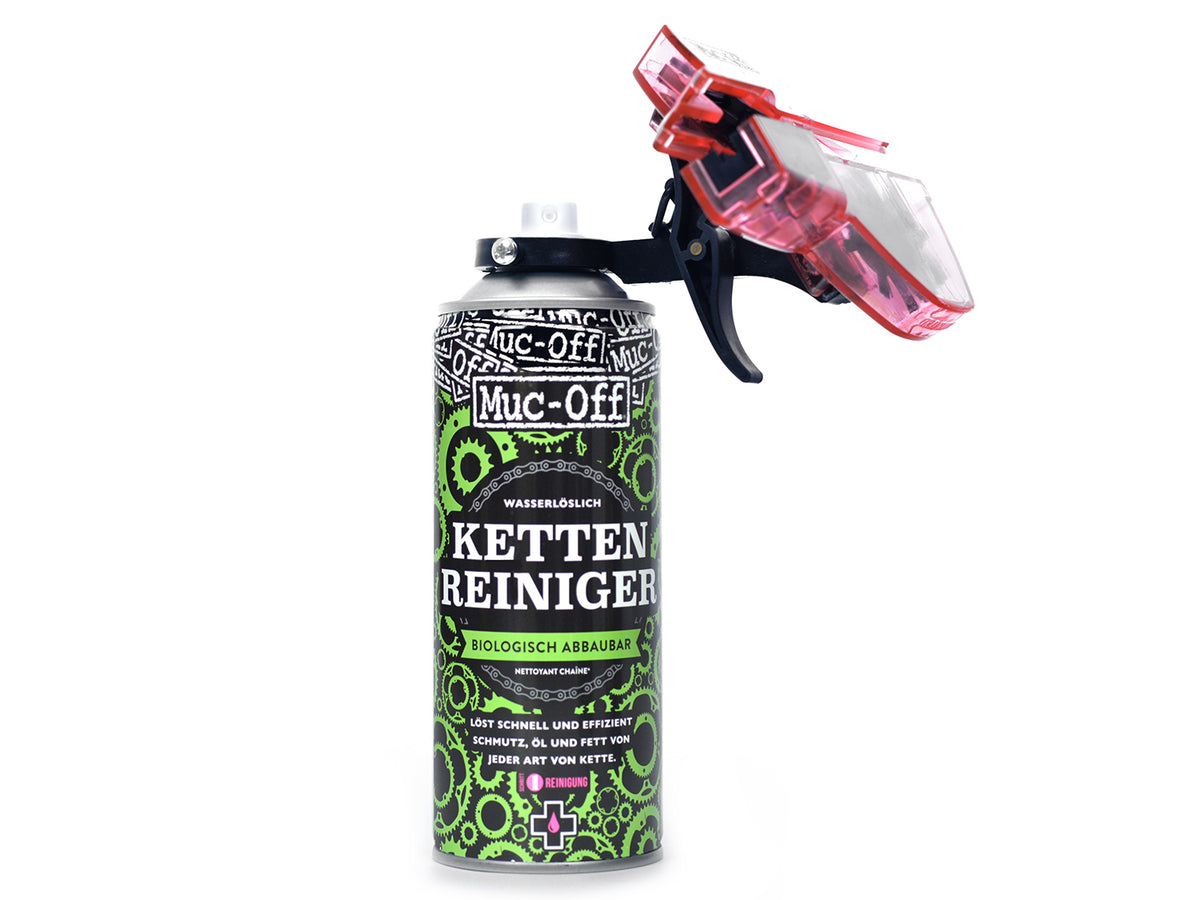 Muc-Off Kettenreiniger Chain Doc inkl. Chain Cleaner 400 ml + Kettenreinigerwerkzeug