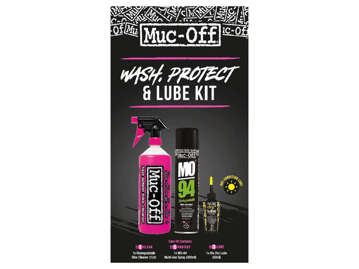 Muc-Off  Reinigungs-, Schutz- und Schmiermittel Kit (Dry Lube Version)
