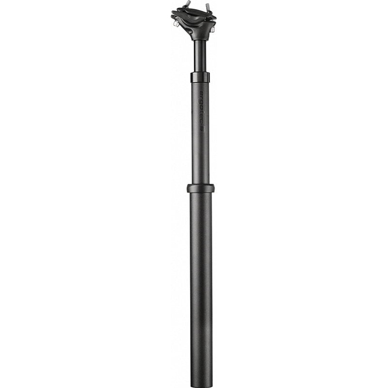 ergotec Federsattelstütze SP-10.0 Vario 550 – gefederte Patentsattelstütze 33,9 mm, 550 mm, schwarz