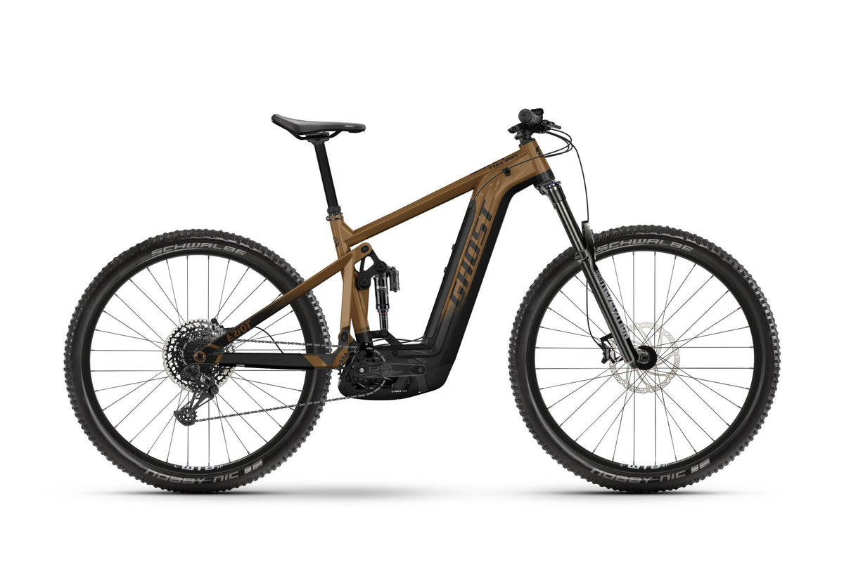 Ghost E-Riot Trail AL Advanced Schwarz Gold S