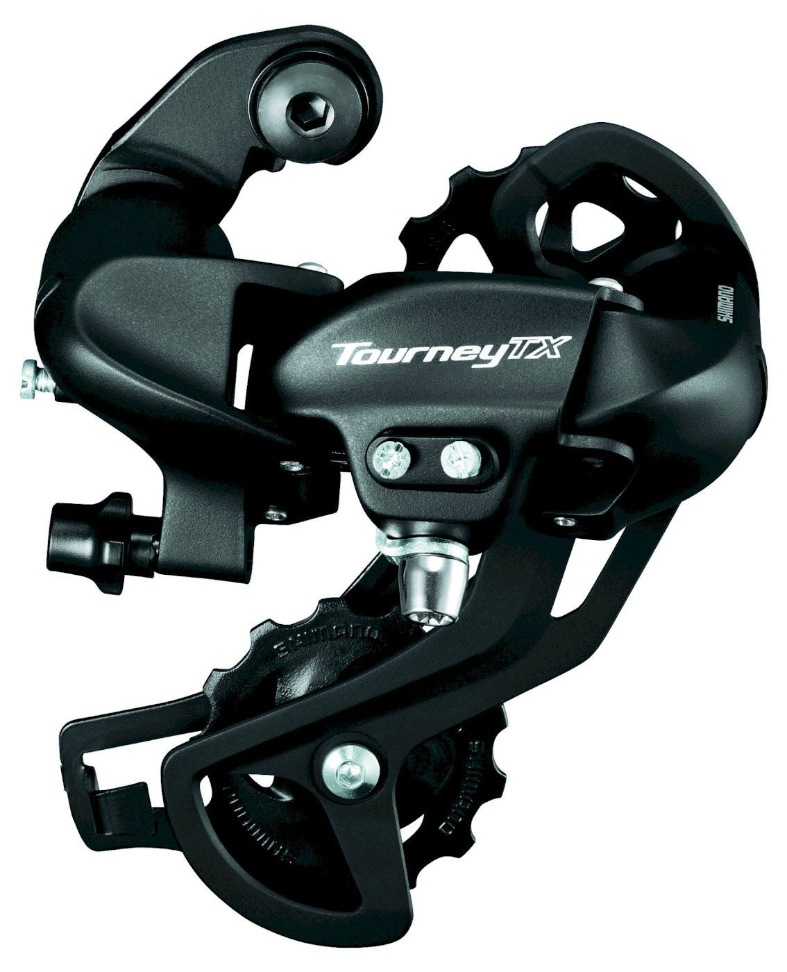 Shimano Tourney TX RD-TX800 Schaltwerk 7/8-fach – SGS Langkäfig, Direktmontage, schwarz