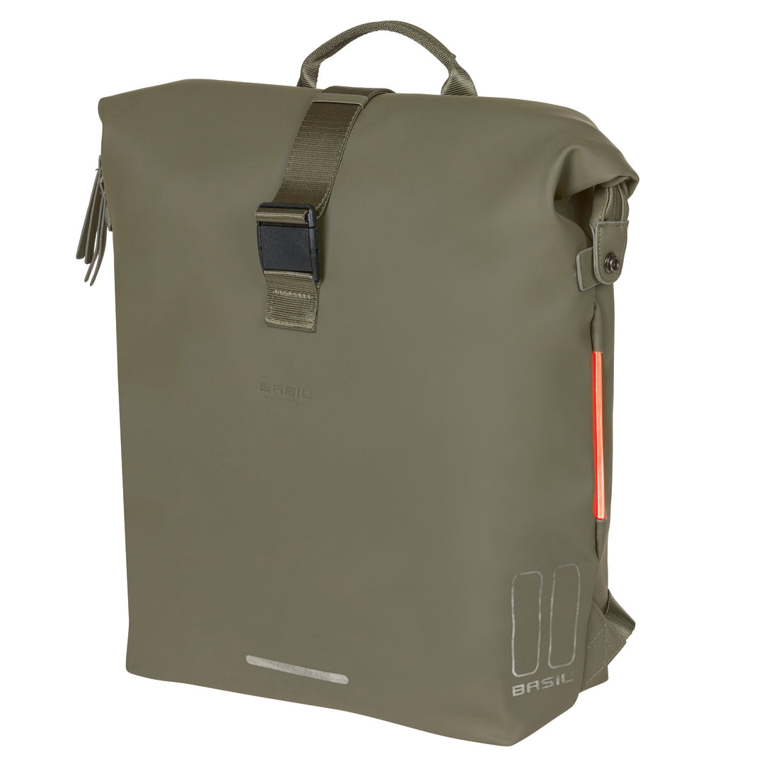 Basil Rucksack und Einzeltasche SoHo Nordlicht moosgrün