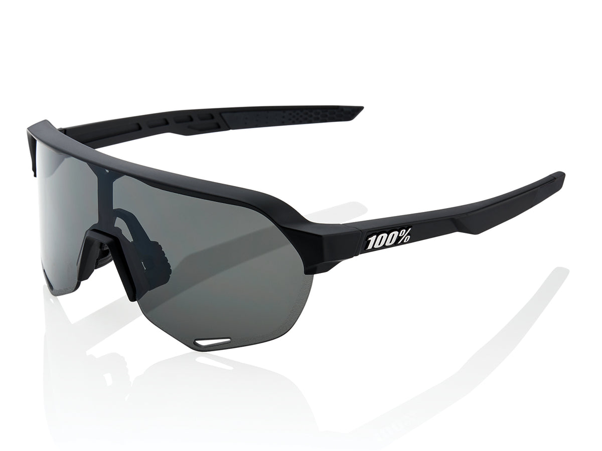 100% Sonnenbrille S2 Smoke Lens Soft Tact Black