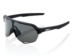 100% Sonnenbrille S2 Smoke Lens Soft Tact Black