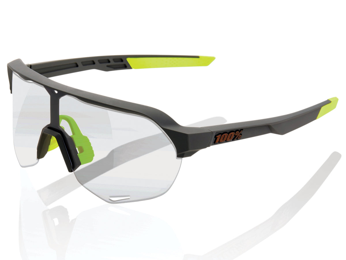 100% Sonnenbrille S2 Photochromic Lens Soft Tact Cool Grey