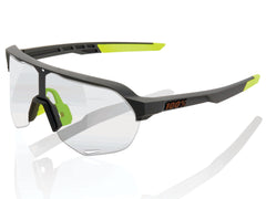 100% Sonnenbrille S2 Photochromic Lens Soft Tact Cool Grey