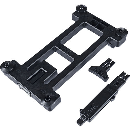 Basil Adapterplatte MIK 2.0 abschließbar schwarz