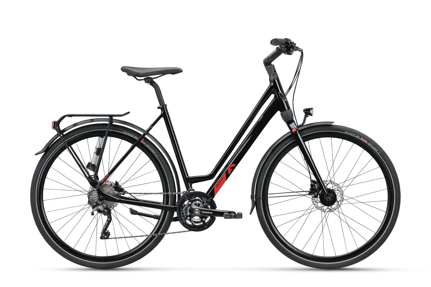 Koga Trekking Fahrrad F3 5.0 Black High Gloss Rh, 47 / 53 / 56