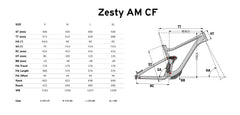 Lapierre ZESTY AM CF 7.9 Gr.43 M  / 46 L