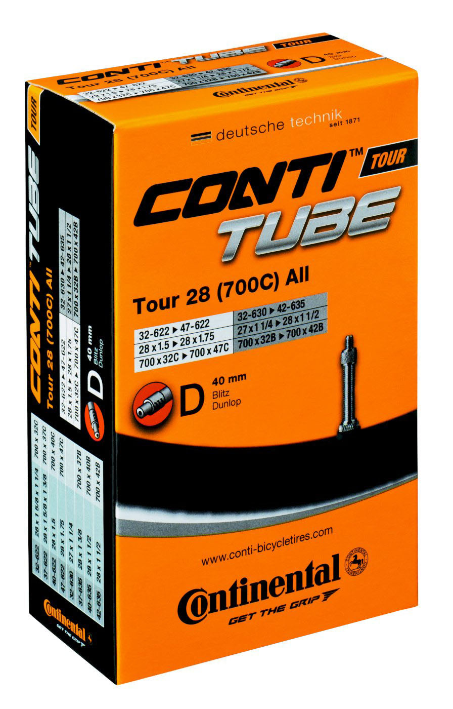 Continental Fahrradschlauch MTB/Tour/Race 26/27,5/28/29  Zoll SV AV DV Ventil